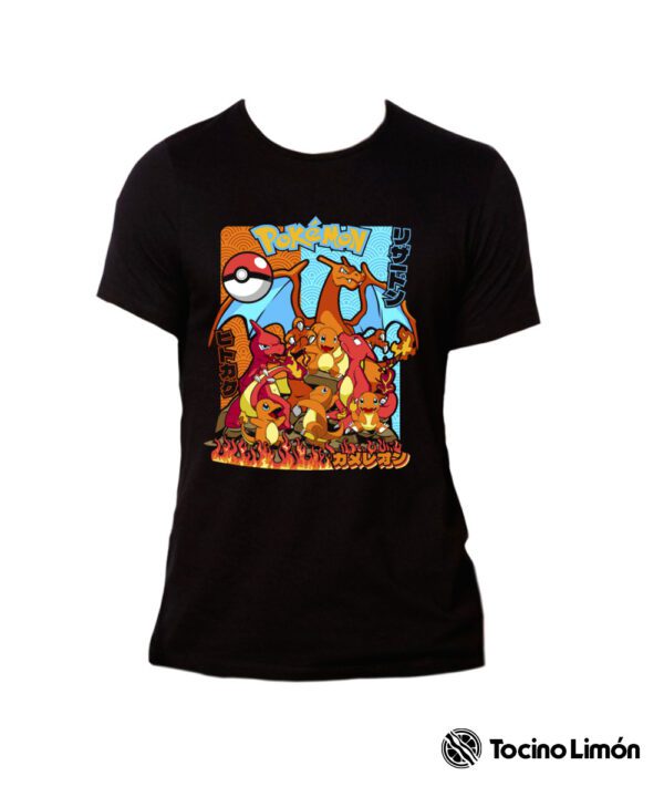 Playera "Charmander Evolution"