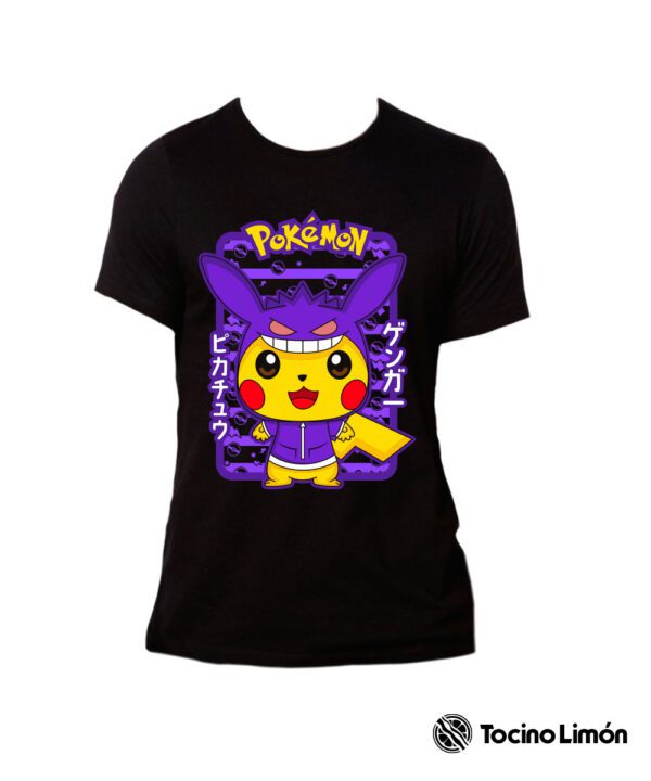 Playera Pokemon "PikaGengar"