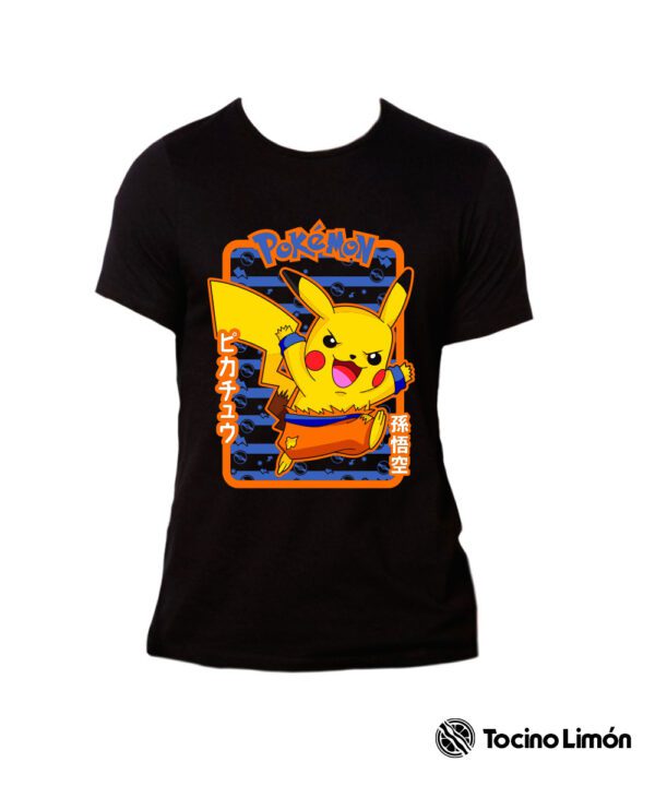 Playera Pokemon "PikaGoku"